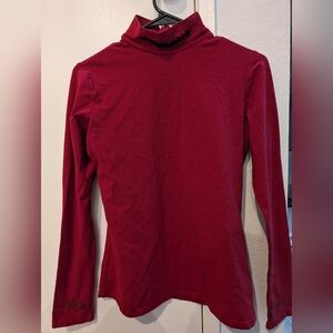 RARE Mary Wyatt London Red Rose Collared Long Sleeve Top 14